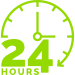 خدمة 24 ساعة