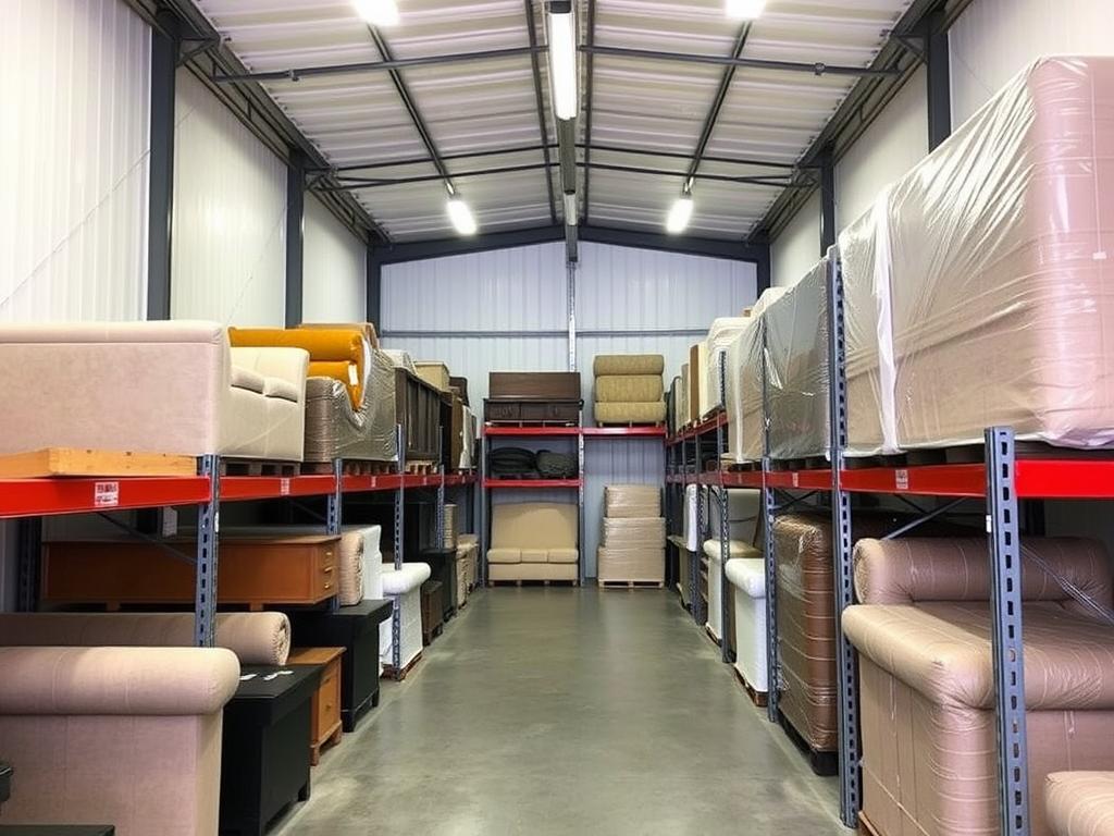 تخزين الأثاث في حي حطين في مستودعات آمنة