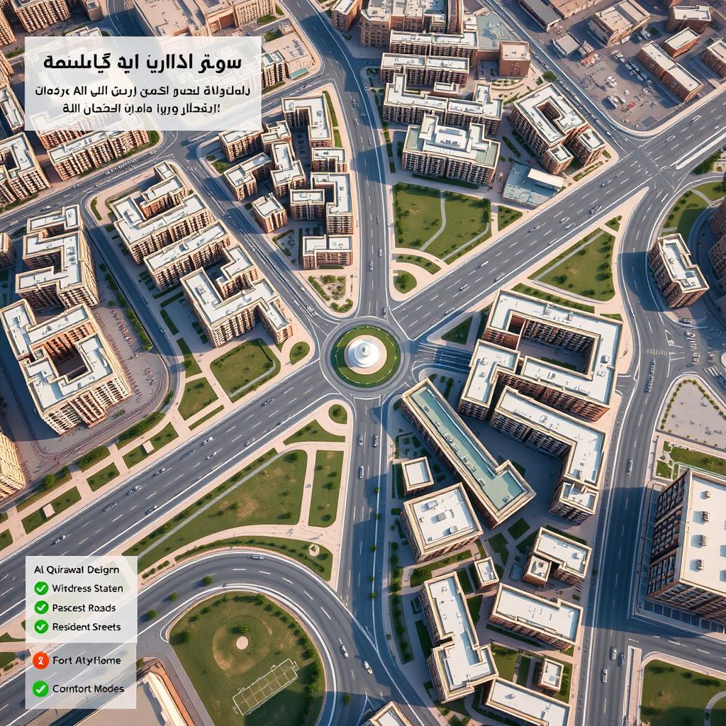 تخطيط شوارع حي القيروان بالرياض تخطيط شوارع حي القيروان بالرياض