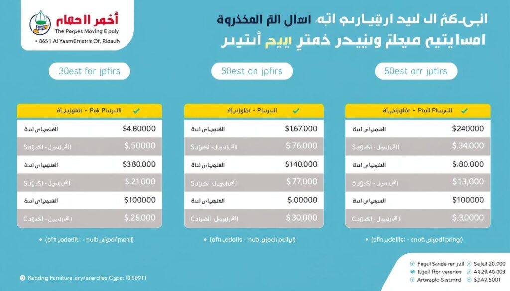 جدول أسعار نقل العفش في حي الياسمين مع عروض خاصة جدول أسعار نقل العفش في حي الياسمين مع عروض خاصة