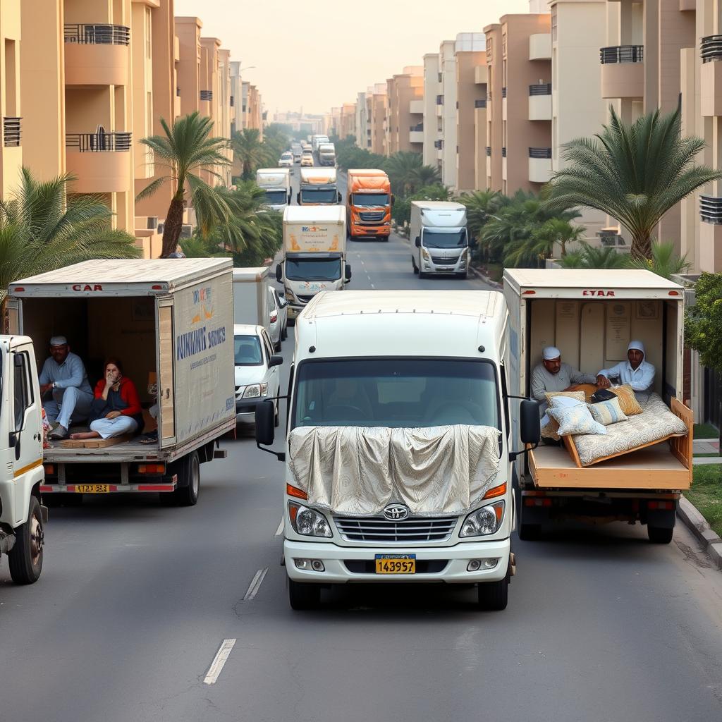 حركة سكنية نشطة في حي القيروان بالرياض حركة سكنية نشطة في حي القيروان بالرياض