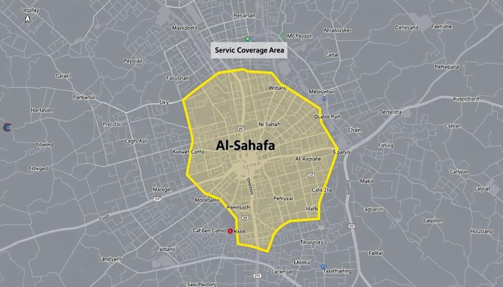 خريطة تغطية خدمة نقل عفش بحي الصحافة والأحياء المجاورة خريطة تغطية خدمة نقل عفش بحي الصحافة والأحياء المجاورة