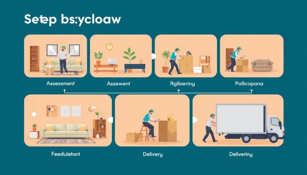 خطوات نقل العفش بحي الربوة