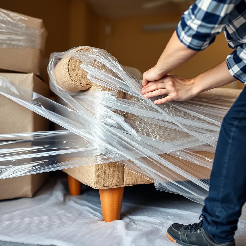 عملية تغليف الأثاث بمواد عالية الجودة في حي العليا عملية تغليف الأثاث بمواد عالية الجودة في حي العليا