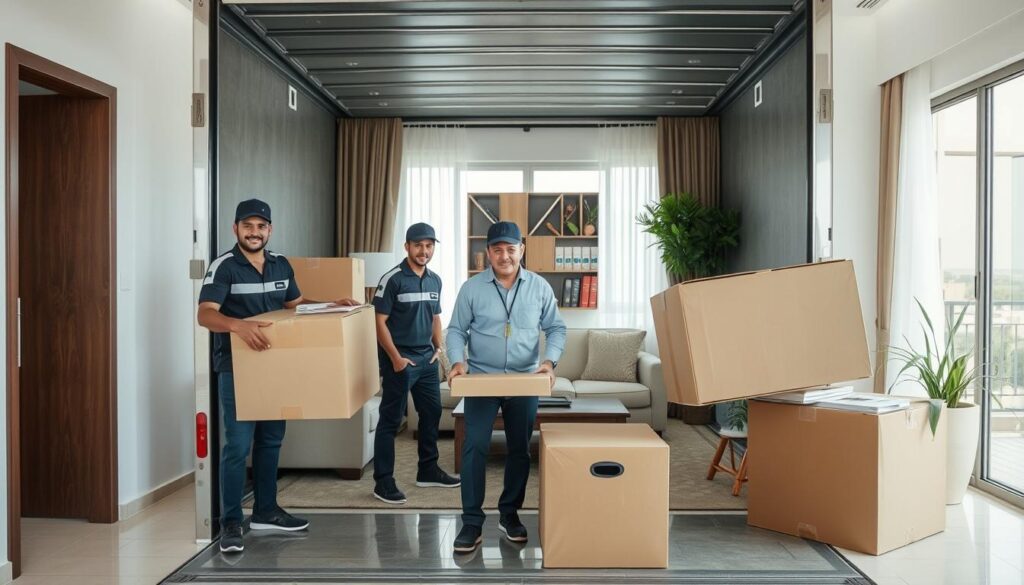 فريق نقل عفش محترف يقدم خدمة متميزة في حي ظهرة لبن