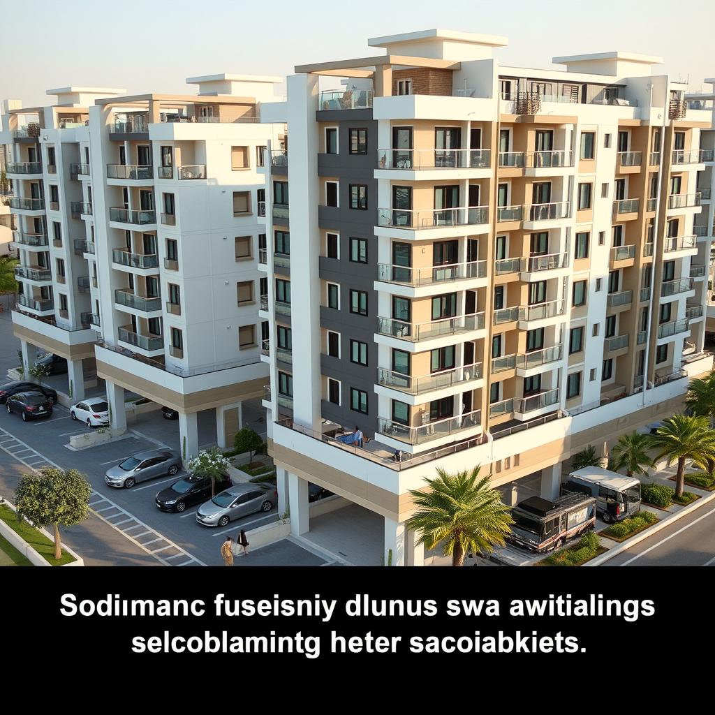 مباني سكنية حديثة في حي القيروان بالرياض مباني سكنية حديثة في حي القيروان بالرياض