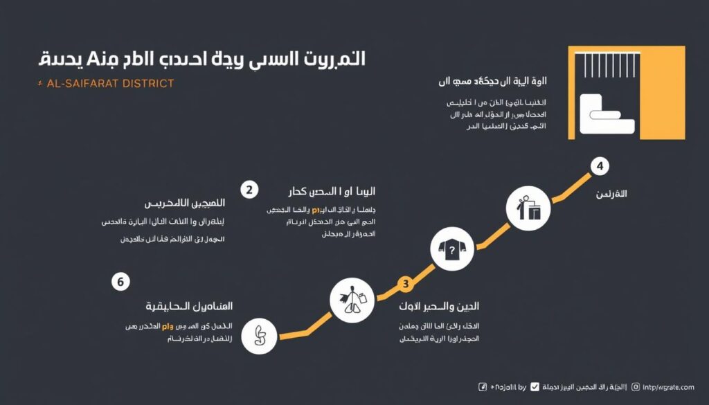 مراحل عملية نقل الأثاث في حي السفارات بالرياض