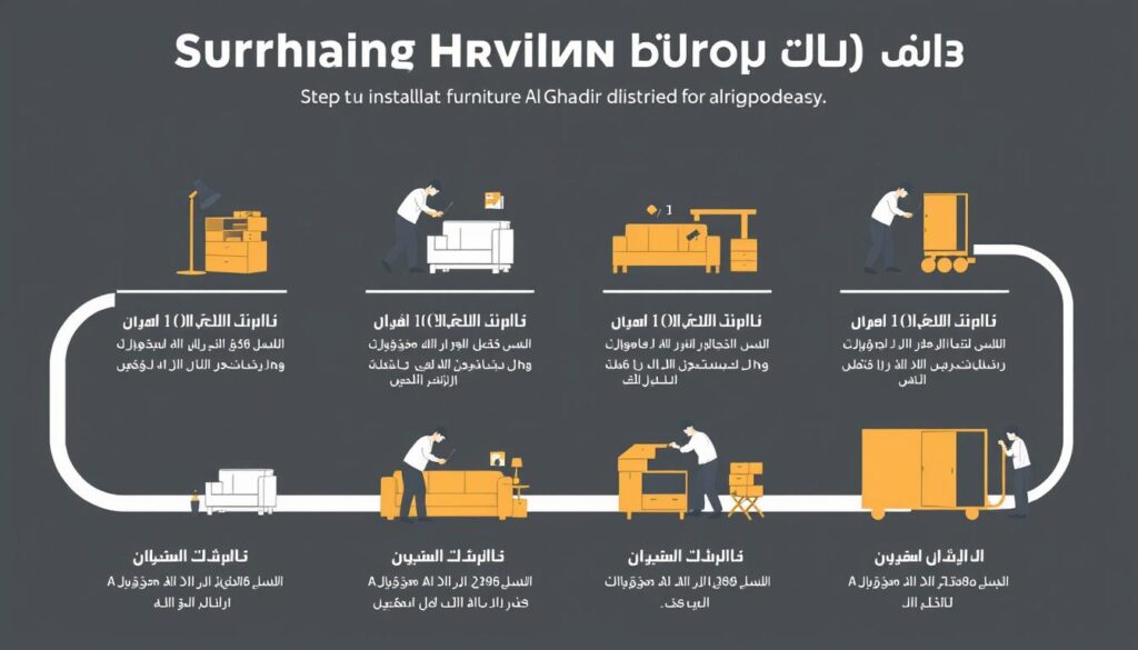 مراحل نقل العفش في حي الغدير بالرياض مراحل نقل العفش في حي الغدير بالرياض