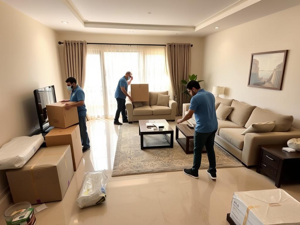 ترتيب وتنظيف المنزل بعد نقل العفش من الباحة إلى الدمام ترتيب وتنظيف المنزل بعد نقل العفش من الباحة إلى الدمام