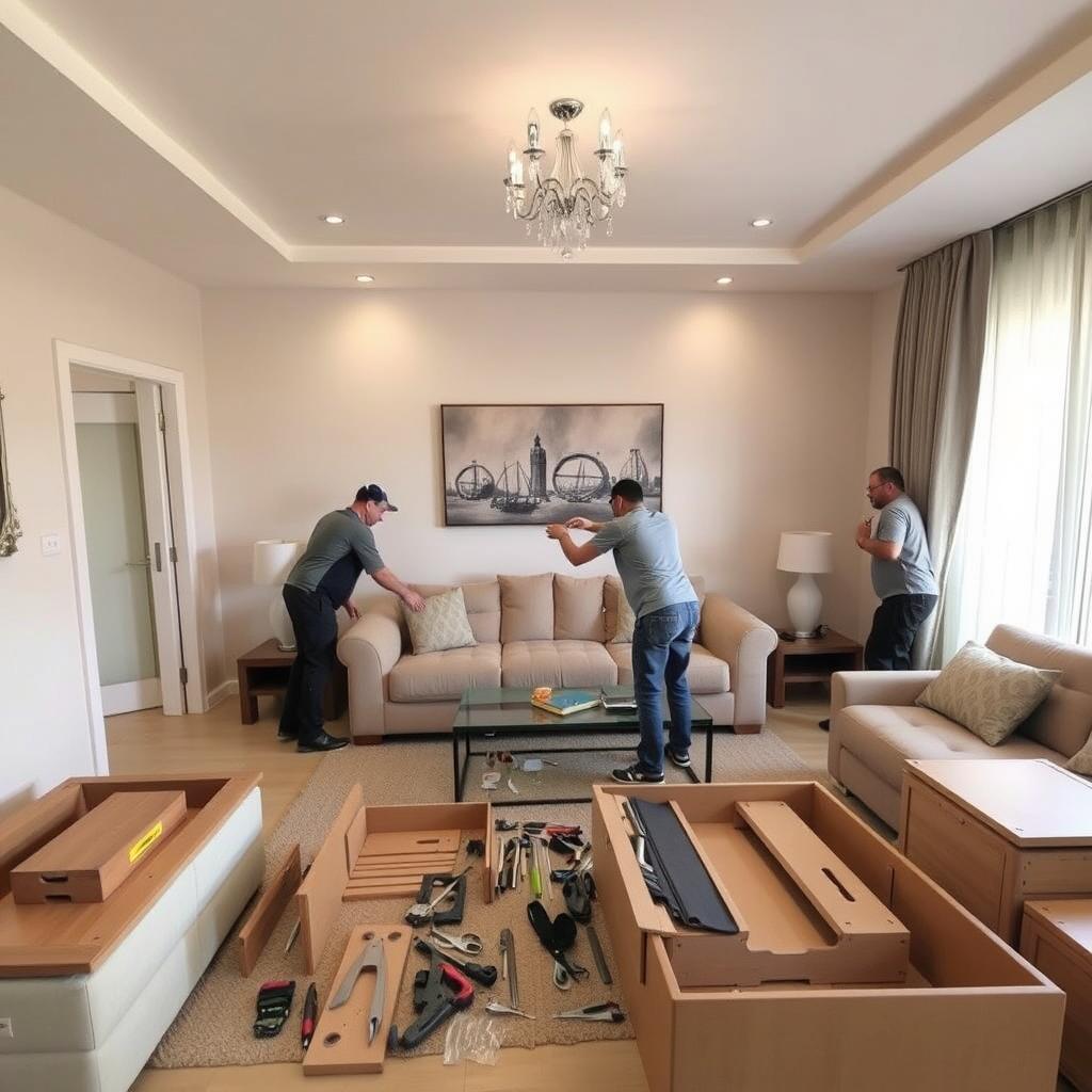 تركيب الأثاث بعد نقله من الباحة إلى الأحساء تركيب الأثاث بعد نقله من الباحة إلى الأحساء