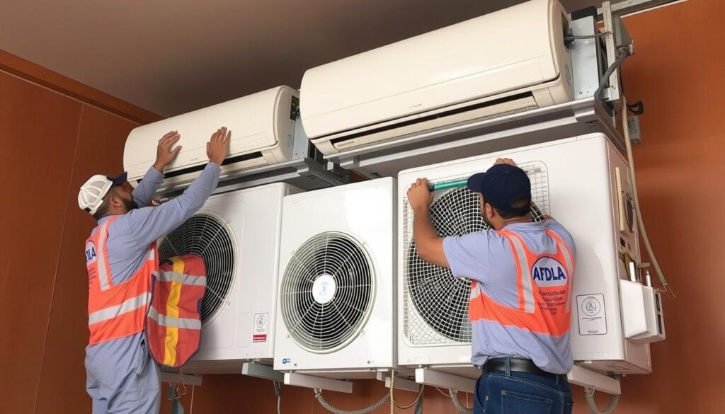 خدمة فك وتركيب المكيفات والأجهزة الكهربائية مع نقل العفش من الخبر إلى القصيم