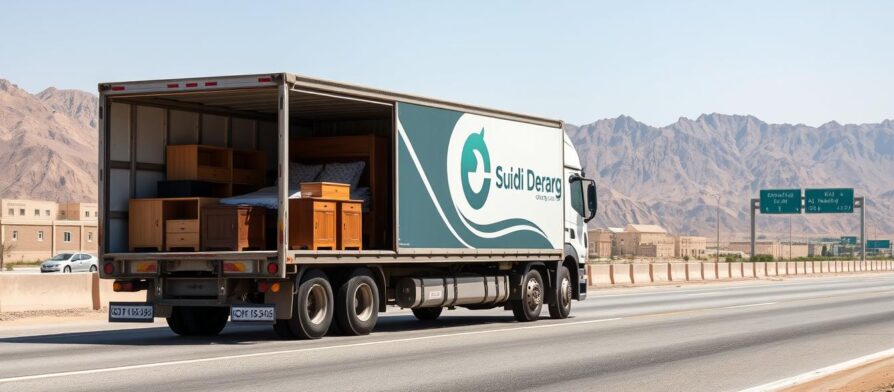 شاحنة نقل عفش متخصصة تنقل الأثاث من الباحة إلى الخرج