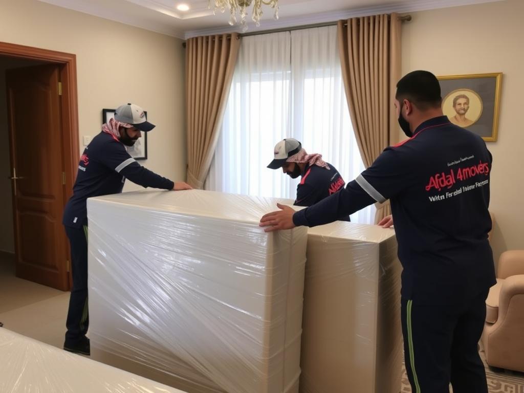 فريق عمل متخصص في نقل العفش من الباحة إلى الدمام