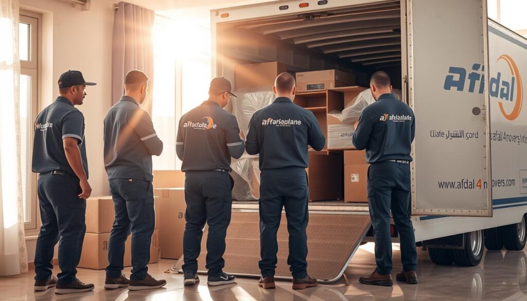 فريق عمل محترف لنقل العفش