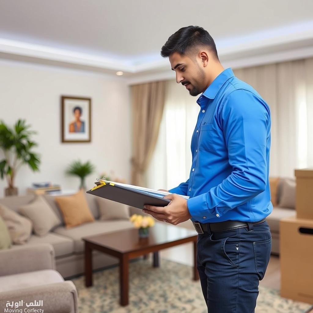 معاينة الأثاث قبل نقله من الباحة إلى الأحساء معاينة الأثاث قبل نقله من الباحة إلى الأحساء