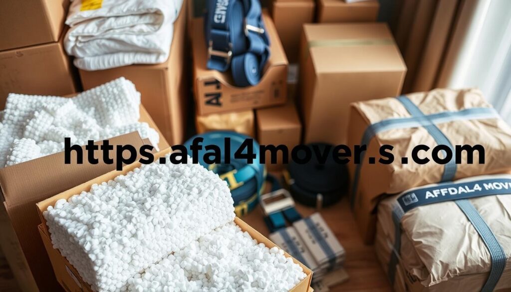 مواد التغليف المستخدمة في نقل العفش