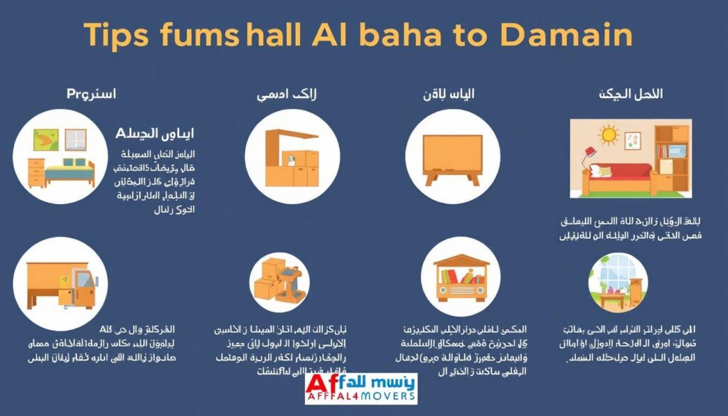 نصائح عامة لنقل العفش من الباحة إلى الدمام نصائح عامة لنقل العفش من الباحة إلى الدمام