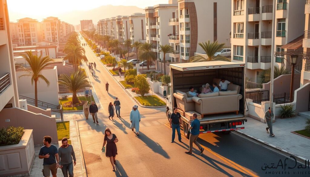 نقل عفش في أحياء غرب الرياض