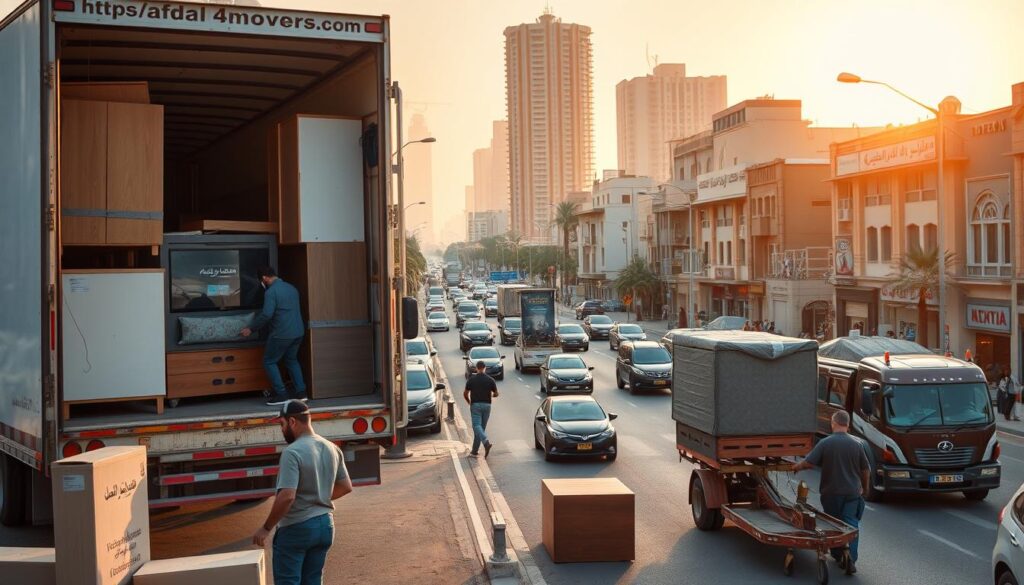 نقل عفش في حي الحائر