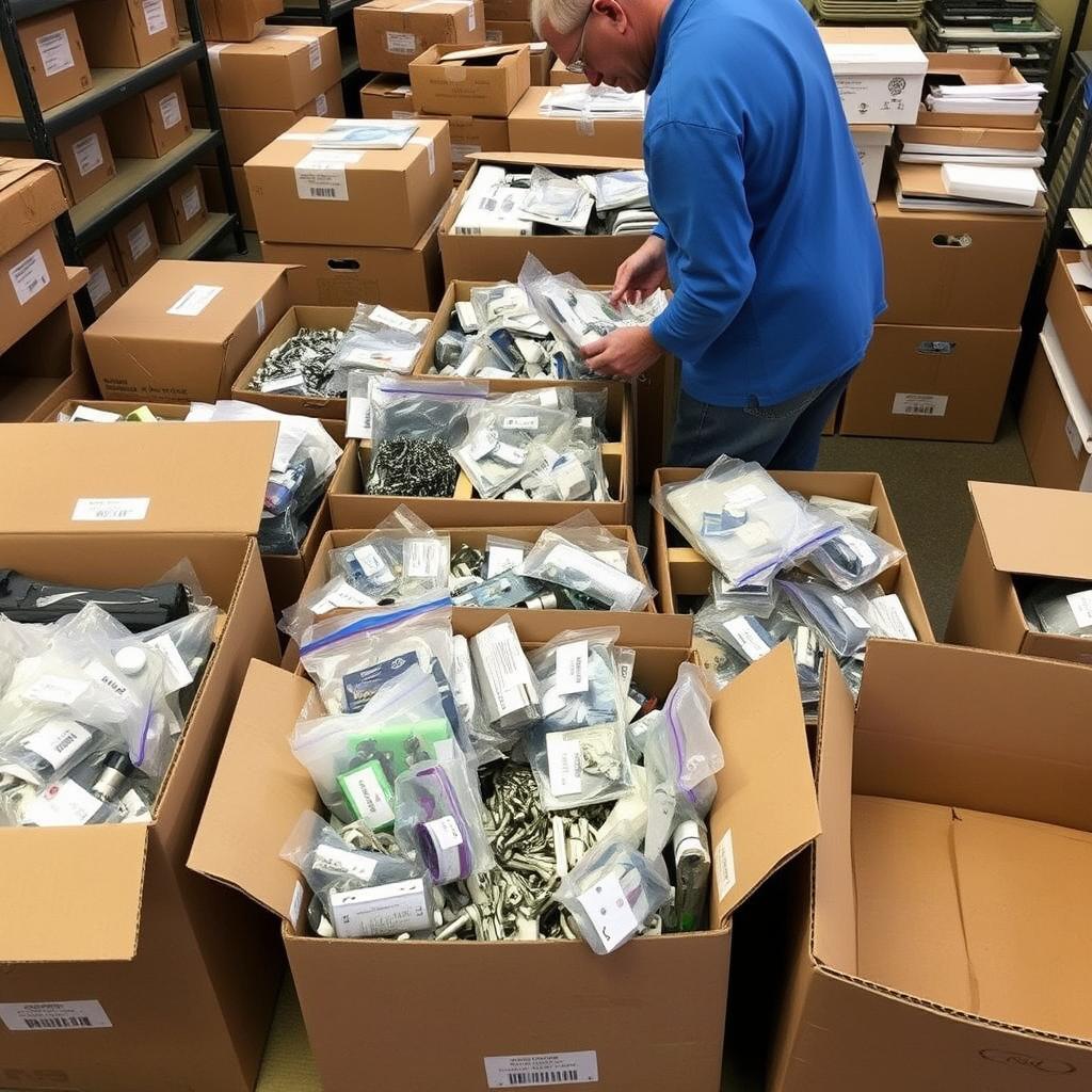 أكياس وصناديق خاصة للقطع الصغيرة