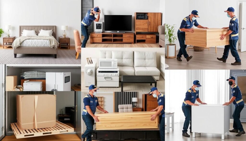 أنواع مختلفة من الأثاث التي تنقلها شركة الأفضل من جدة إلى نجران