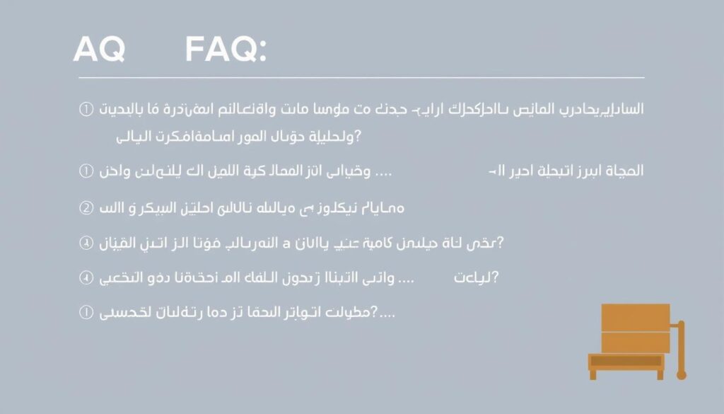 إجابات على الأسئلة الشائعة حول خدمات شحن العفش من جدة إلى الباحة