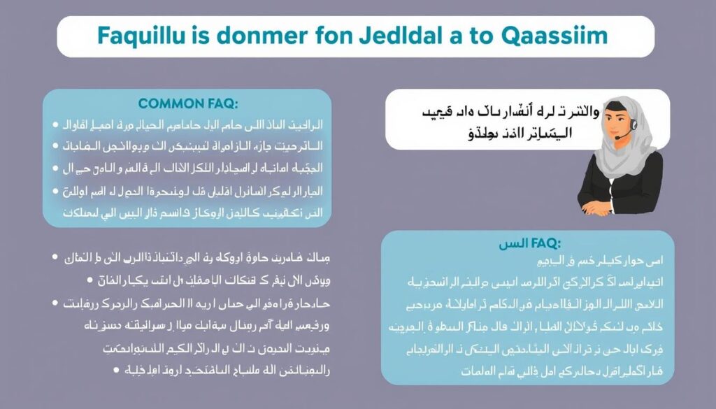 إجابات على الأسئلة الشائعة حول نقل أثاث من جدة إلى القصيم