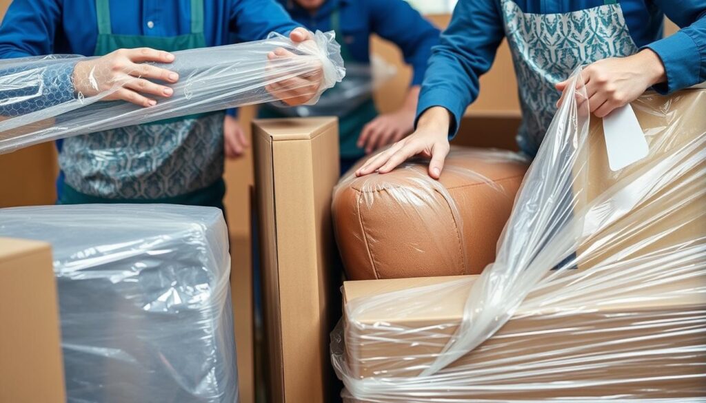 تغليف احترافي للأثاث قبل نقله من جدة إلى الرياض