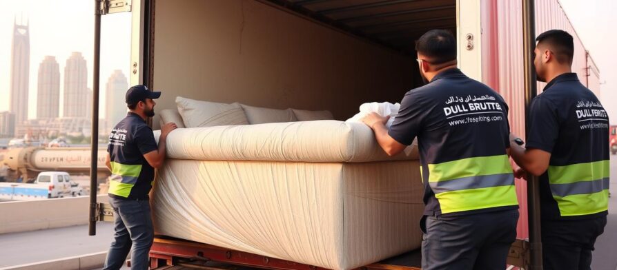 خدمات نقل أثاث من جدة إلى الجبيل بواسطة فريق محترف