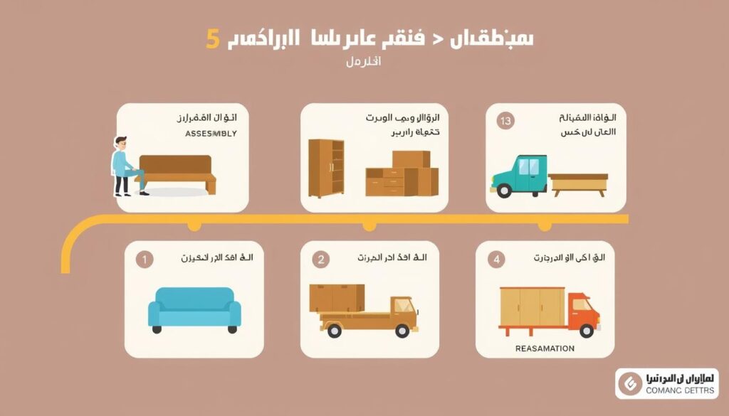 خطوات أفضل نقل أثاث من جدة إلى أبها مع فك وتركيب خطوات أفضل نقل أثاث من جدة إلى أبها مع فك وتركيب