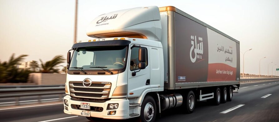 شاحنة نقل عفش من جدة إلى الرياض تابعة لشركة الافضل
