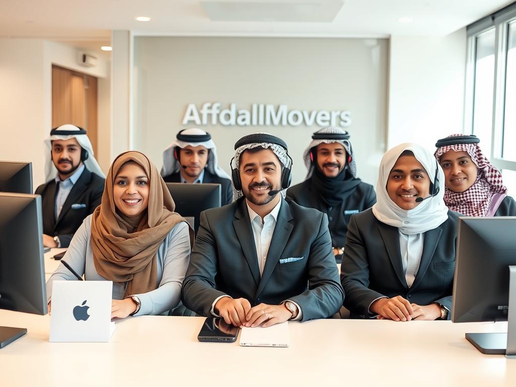 فريق خدمة العملاء في الشركة الأفضل جاهز للرد على استفساراتك حول نقل العفش من جدة إلى خميس مشيط