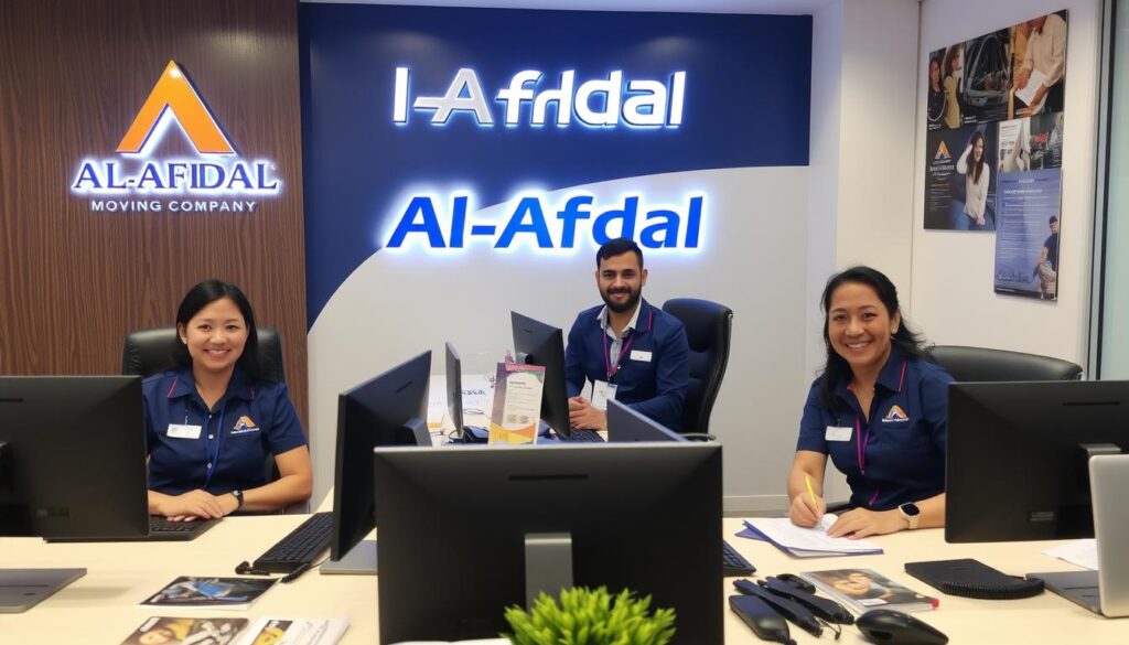 فريق خدمة العملاء في شركة الأفضل لنقل العفش من جدة إلى جازان فريق خدمة العملاء في شركة الأفضل لنقل العفش من جدة إلى جازان