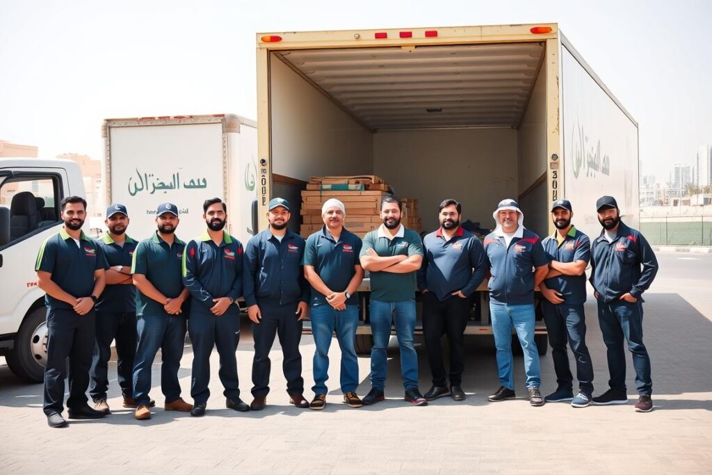 فريق عمل شركة الافضل لنقل عفش من جدة إلى بحرة بأسعار اقتصادية