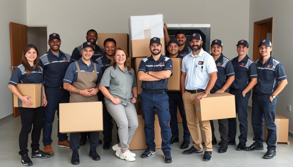 فريق عمل متخصص في نقل الأثاث من جدة إلى القريات