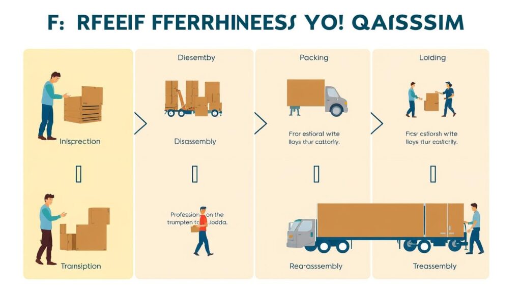 مراحل نقل أثاث من جدة إلى القصيم بطريقة منظمة ومحترفة