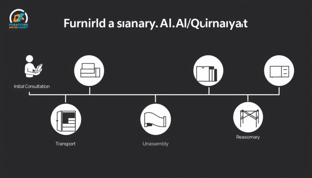 مراحل نقل الأثاث من جدة إلى القريات