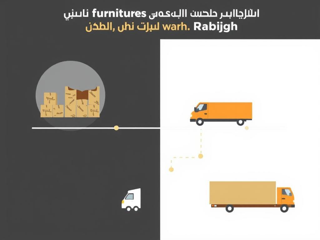 مراحل نقل الأثاث من جدة إلى رابغ مع شركة الأفضل