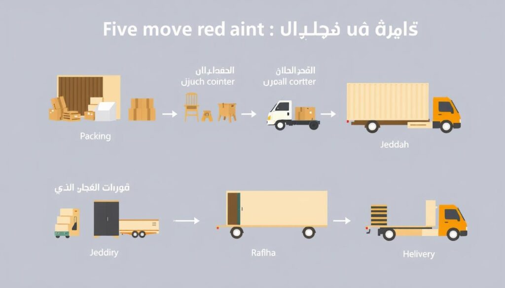 مراحل نقل الأثاث من جدة إلى رفحاء مع شركة أفضل مراحل نقل الأثاث من جدة إلى رفحاء مع شركة أفضل