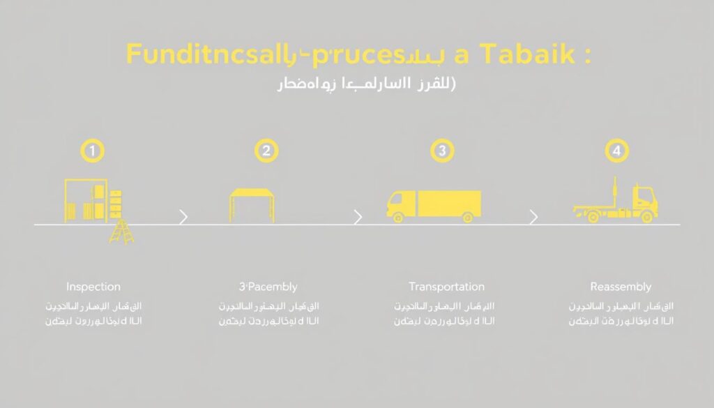 مراحل نقل العفش من جدة إلى تبوك مع شركة الافضل