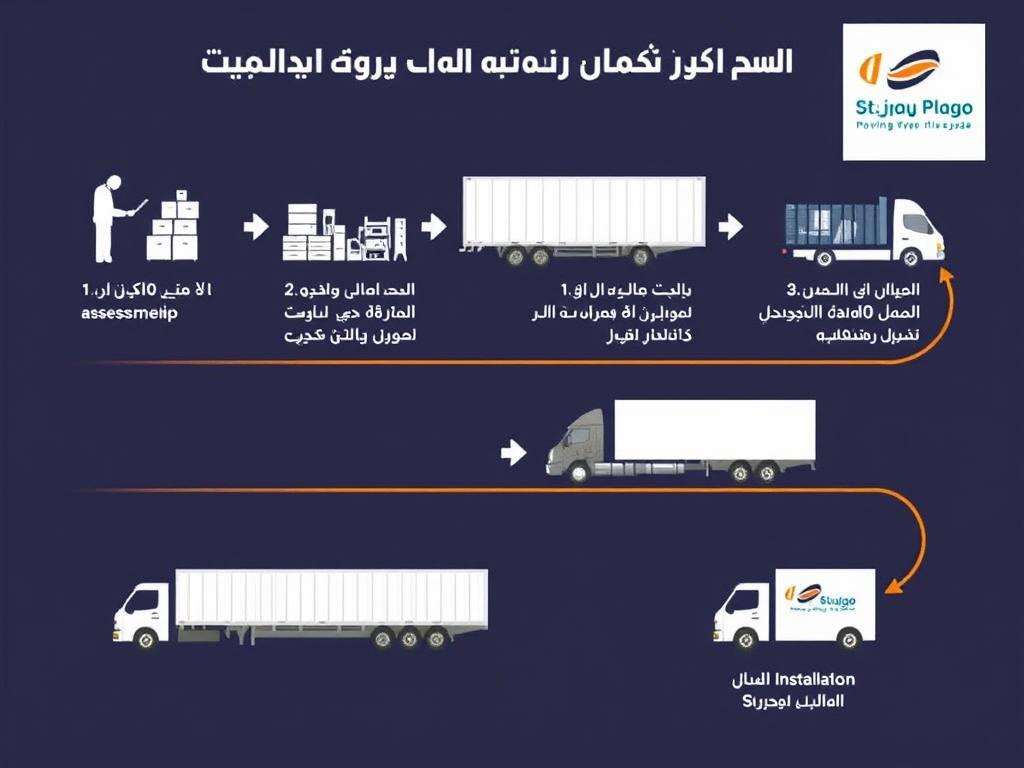 مراحل نقل العفش من جدة إلى حائل مع شركة الافضل