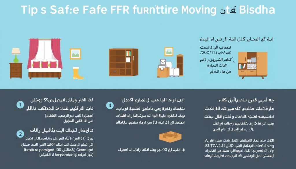 نصائح لنقل الأثاث من جدة إلى بيشة بأمان